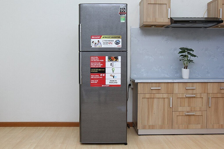 Chất liệu của tủ lạnh Sharp có độ bền rất cao