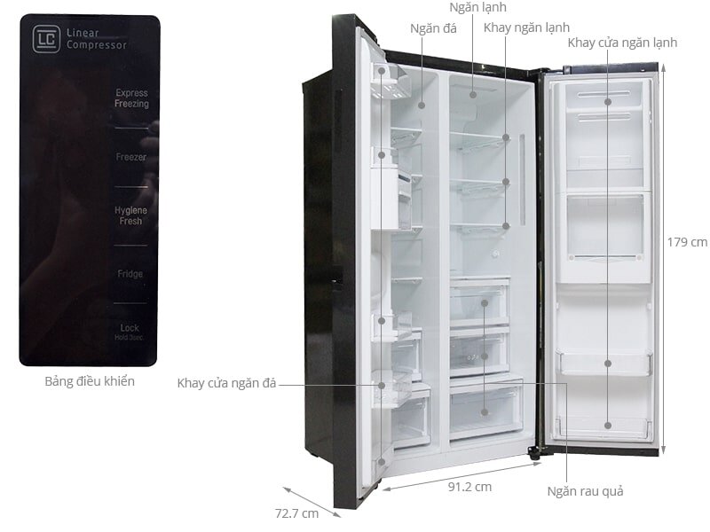 Tủ lạnh LG GR-R267LGK 