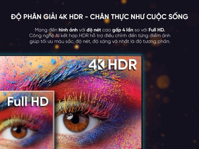 Chất lượng hình ảnh Smart Tivi 4K 50 inch Asanzo 50SL700 sắc nét