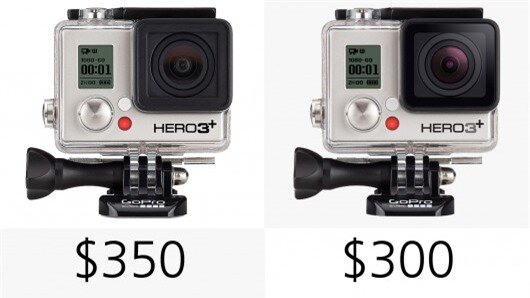 The GoPro Hero3+ cameras offer most of the features of the new model, for less money