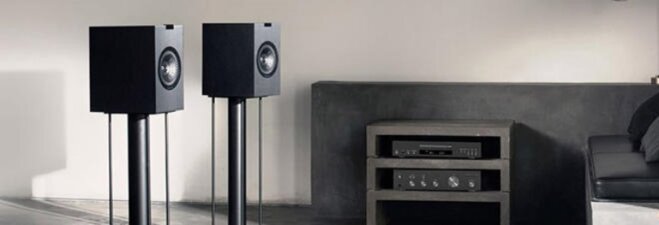 loa bookshelf kef q350