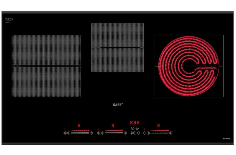 Bếp điện từ Kaff KF-IH6003IH sử dụng mặt kính Schott Ceran Made in Germany