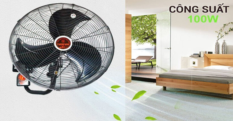 Yanfan T26CN có 3 cấp độ gió cho bạn lựa chọn quạt treo tường công nghiệp Yanfan