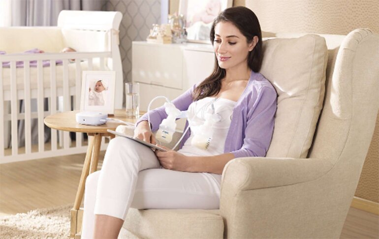 Máy hút sữa điện đôi Philips Avent