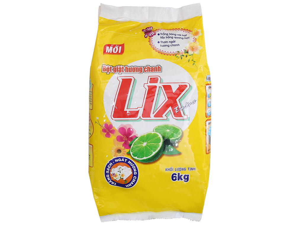 Bột giặt Lix Extra hương chanh