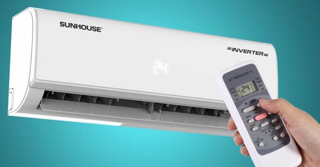 Sunhouse inverter SHR-AW18IC610 có chức năng hẹn giờ