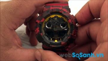 Ánh sáng dịu mắt trên G-Shock thật