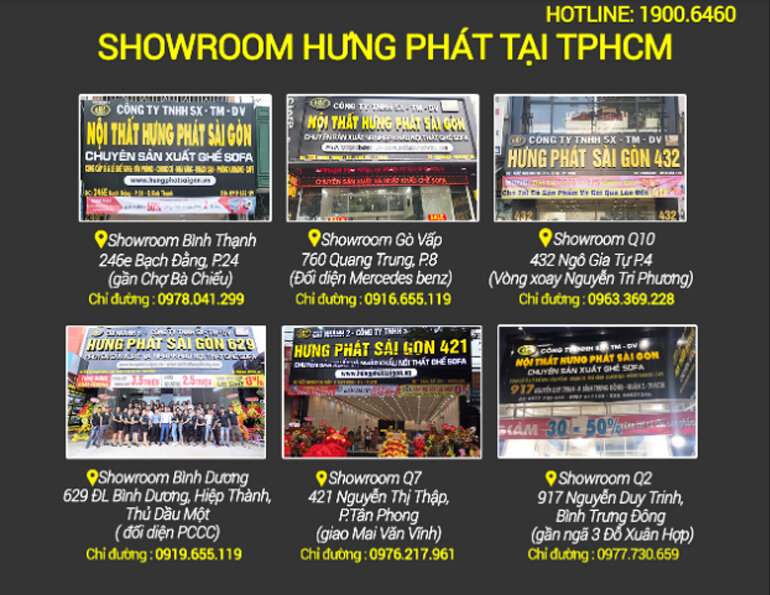 7 Showroom Hưng Phát Sài Gòn