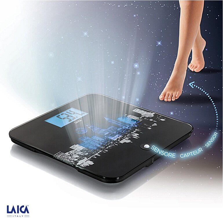 Cân sức khỏe điện tử cảm biến phát sáng Laica PS1059