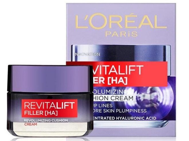 Kem chống lão hóa da Loreal RevitaLift Filler [HA] dòng Revolumizing Cushion