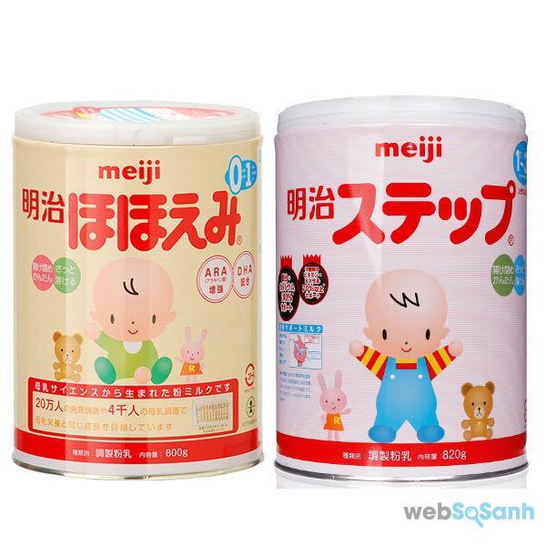 So sánh sữa bột Meiji và Abbott Similac