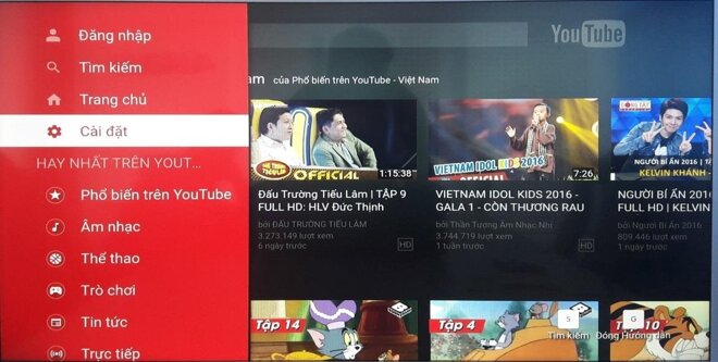 Youtube vào lại bình thường sau khi khắc phục lỗi.