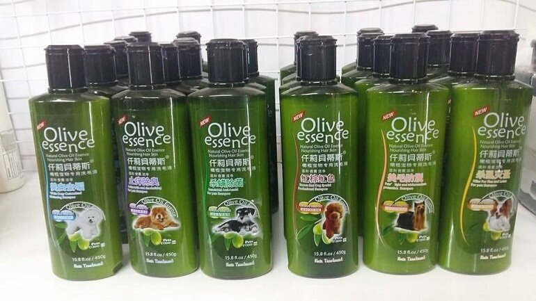 Olive Essence dog shampoo