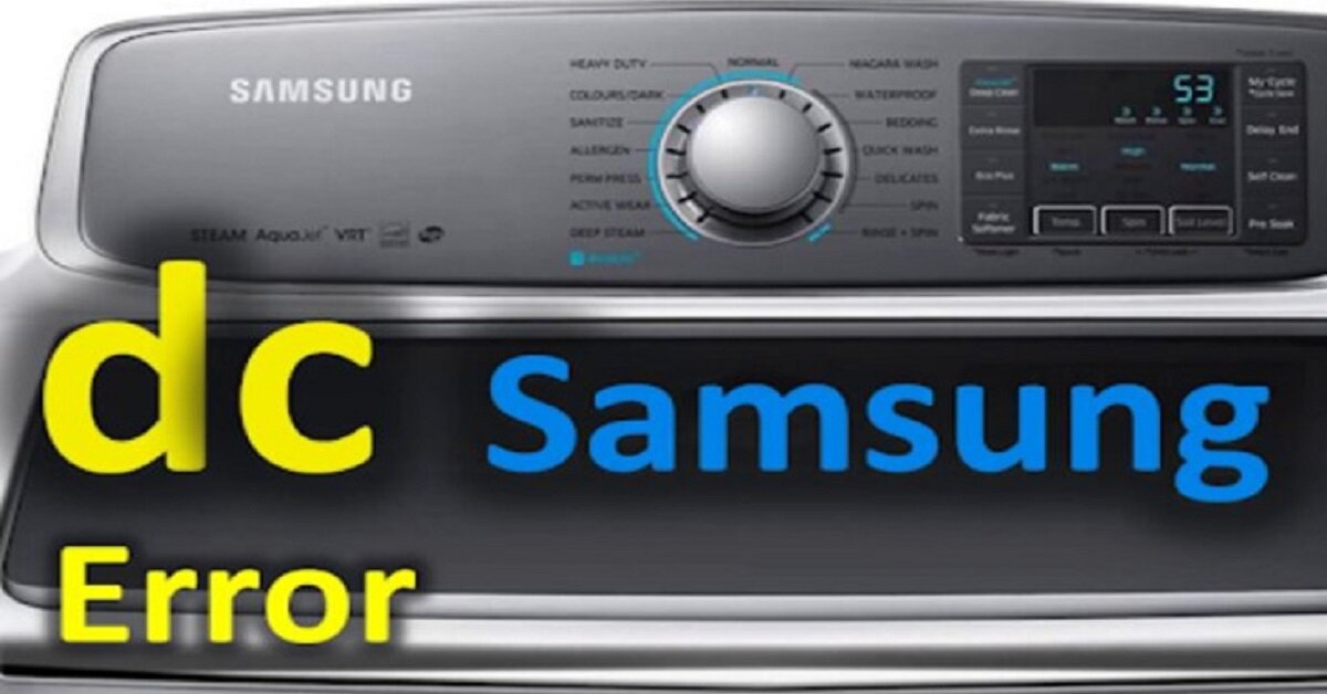 máy giặt Samsung báo lỗi DC