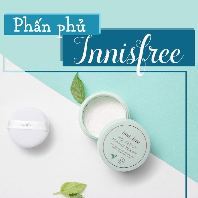 Phấn phủ Innisfree No Sebum Moisture Powder