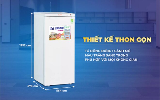 Tủ đông Inverter 5 ngăn 150l Sanaky Vh-180vd3 - Diện mạo mới cho căn bếp nhà bạn 