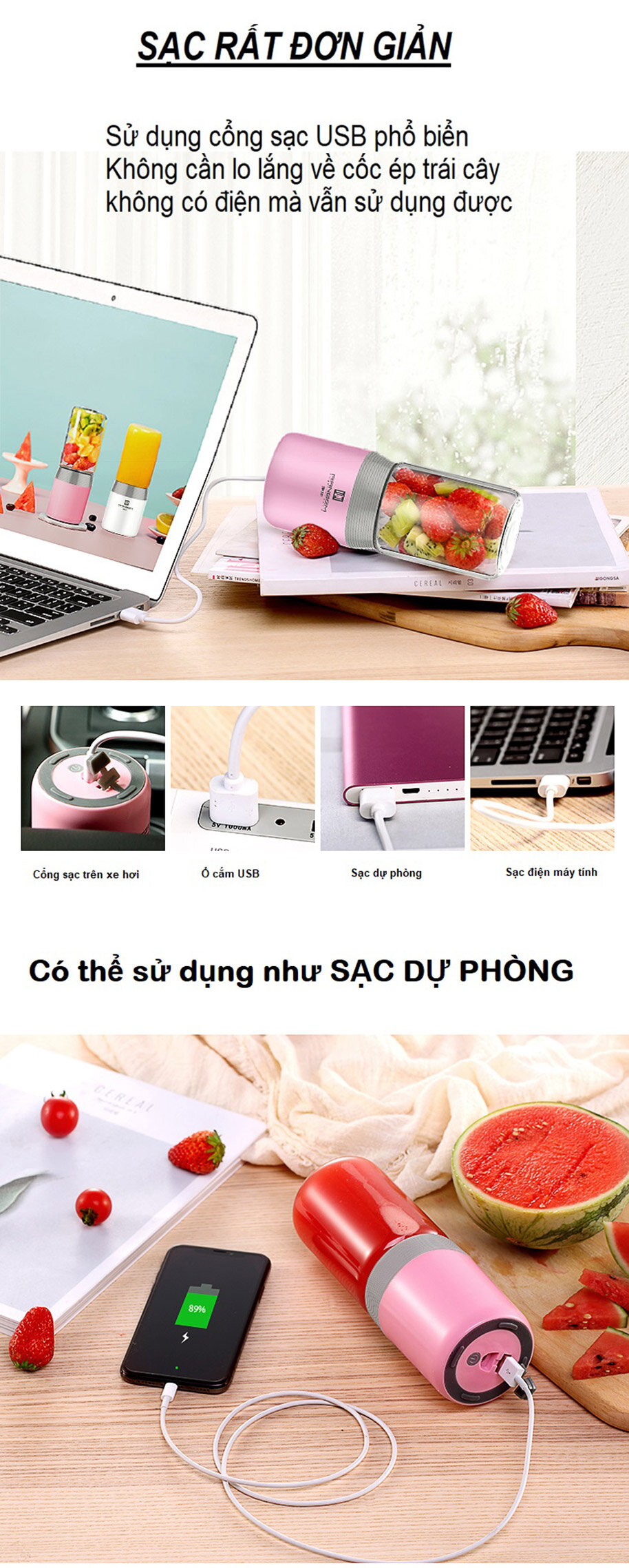 Tính năng thú vị của máy xay cầm tay Ranbem