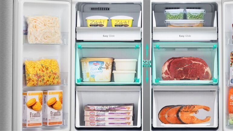 Tủ lạnh Casper thạch sanh thực chất là dòng tủ lạnh side by side của thương hiệu Casper