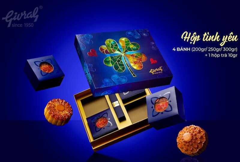 Bánh Trung thu Givral 2025: BST “Cỏ Bốn Lá” là lời chúc cho mùa Đoàn viên an lành