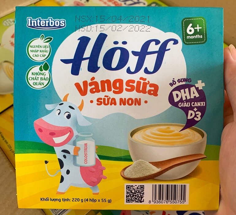 Váng sữa Hoff sữa non sở hữu thành phần giàu dinh dưỡng