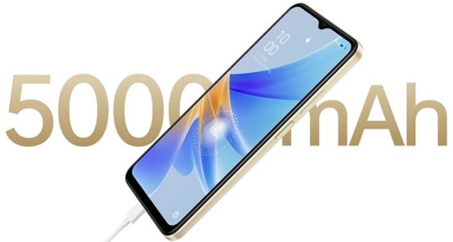 Điện thoại OPPO A17 và điện thoại OPPO A17K cùng sở hữu viên pin 5000mAh cực trâu