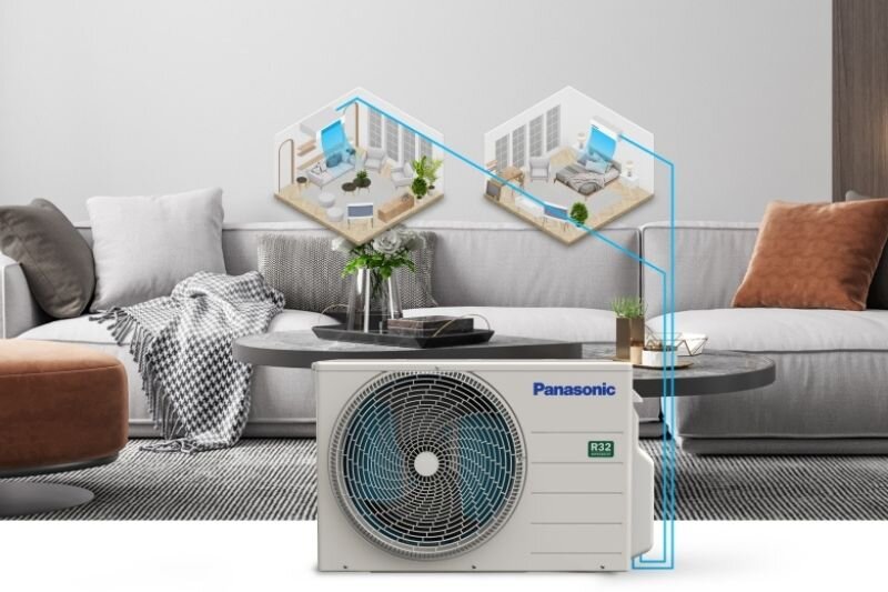 Điều hòa Multi Panasonic 2 lạnh 1 nóng CU-2U18YBZ: Lựa chọn tối ưu cho căn hộ 2 phòng ngủ