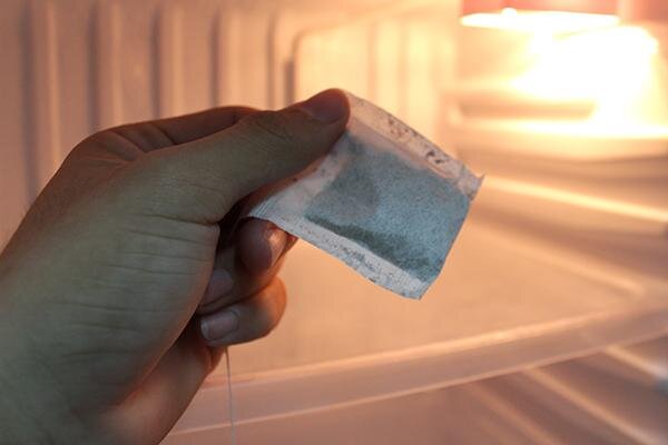 Trà túi lọc giúp khử mùi tủ lạnh