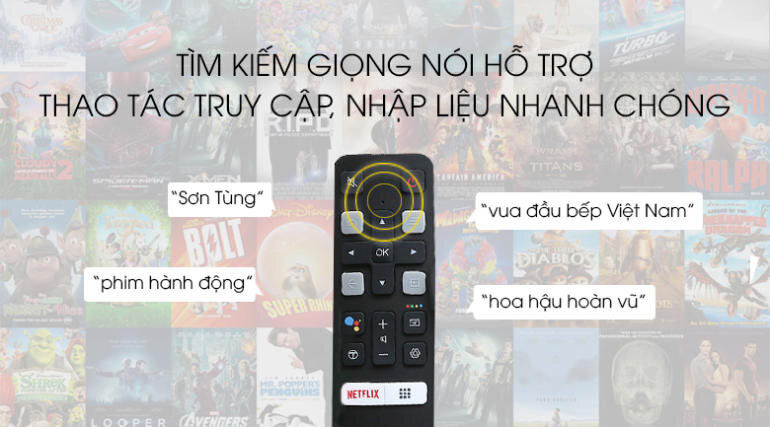 Tìm kiếm chương trình yêu thích bằng giọng nói tiếng Việt