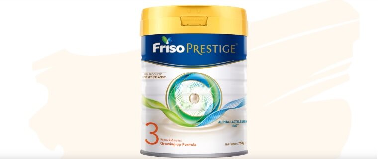 Sữa Frisolac Prestige 3 dành cho bé trong độ tuổi từ 2 đến 6