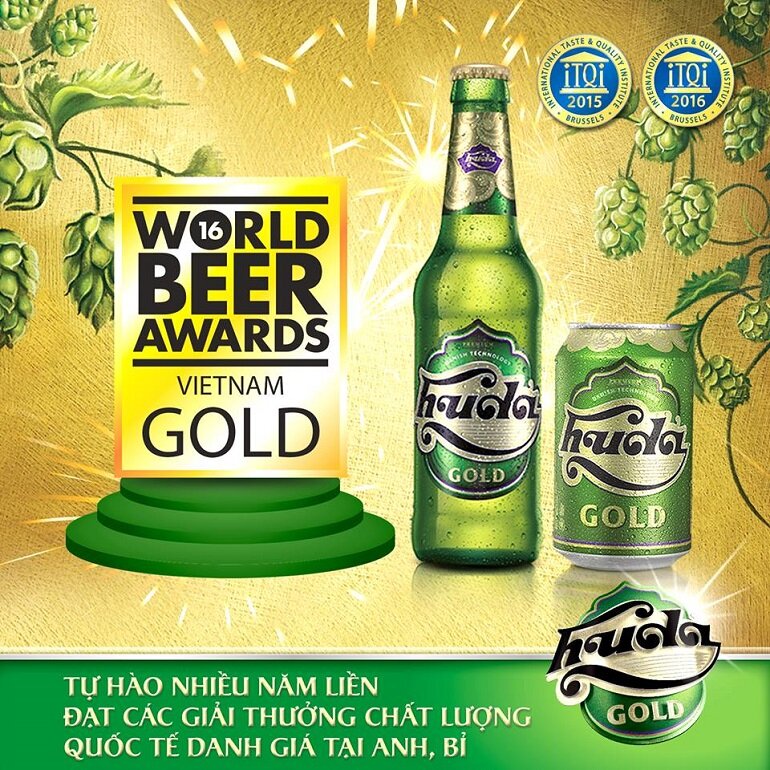 Lịch sử cải tiến và phát triển của bia Huda Gold