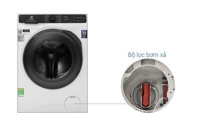 Khám phá cách sử dụng máy giặt sấy Electrolux Inverter giặt 11kg sấy 7kg EWW1123P5WC