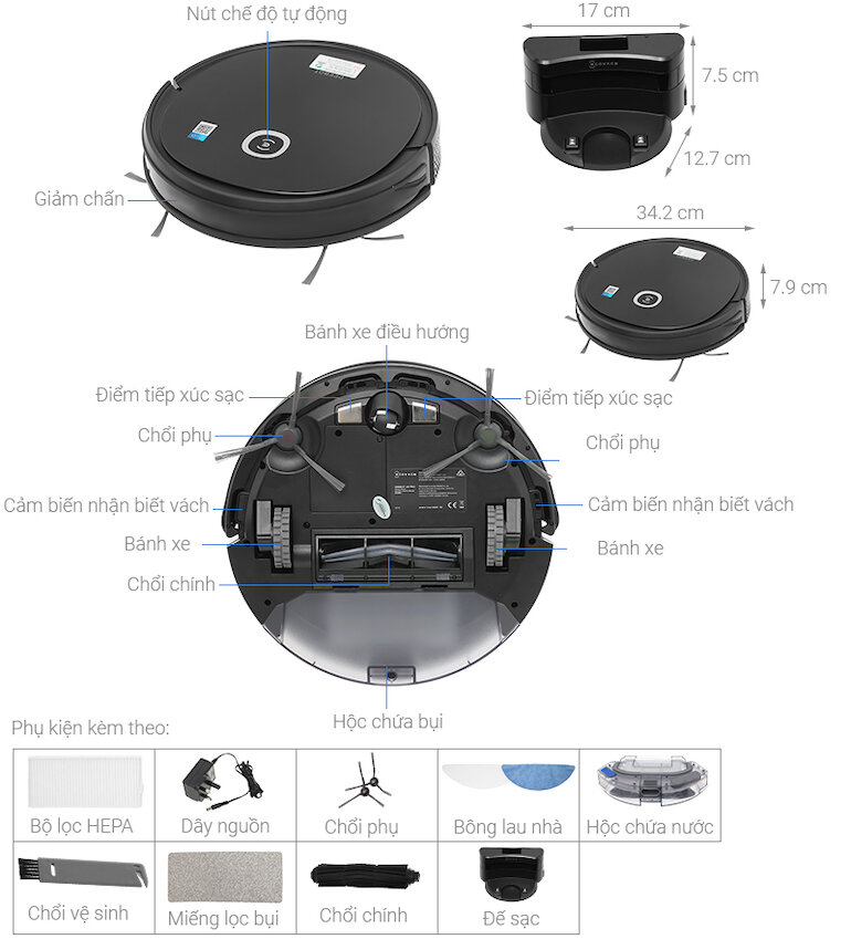 Robot lau nhà Ecovacs sở hữu những tính năng nổi trội