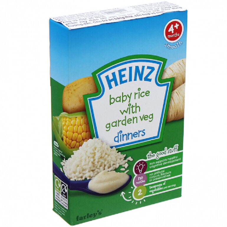 Review chi tiết bột ăn dặm Heinz Anh vị mặn cho trẻ từ 6 tháng tuổi