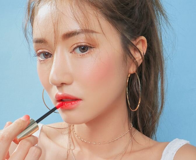 son 3CE Take A Layer Tinted Water Tint màu IRON RED - Đỏ tươi