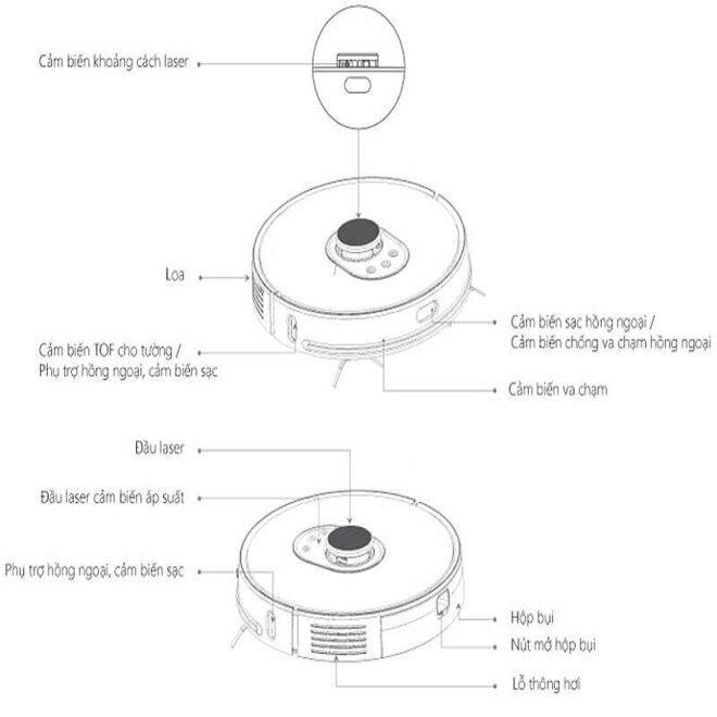 Robot hút bụi lau nhà Probot Nelson A9