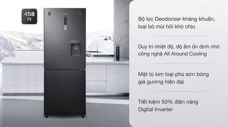 Tủ lạnh Samsung RL4364SBABS/SV 458 lít