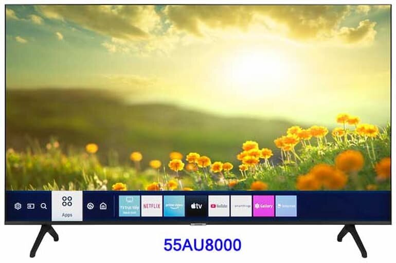 Smart Tivi Samsung 55 inch 4K UA55AU8000