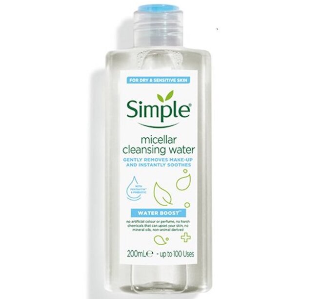 Nước tẩy trang Simple Water Boost Micellar Water