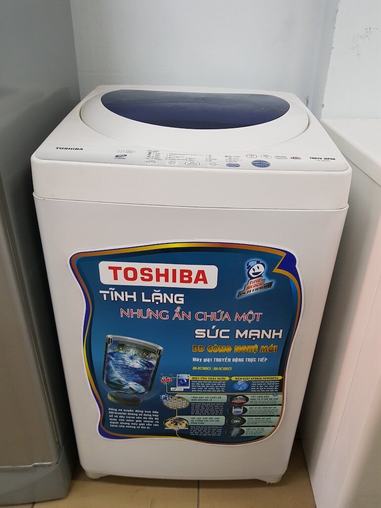 Máy giặt Toshiba 7kg báo lỗi