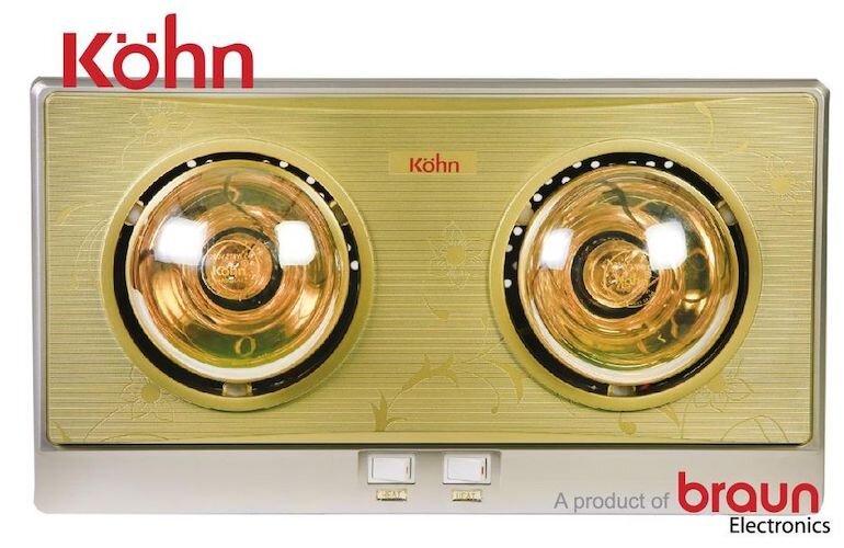 Đèn sưởi nhà tắm Braun Kohn KN02G