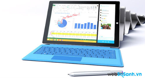 Microsoft Surface Pro 3 là đối thủ cạnh tranh đáng gườm của nhiều thiết bị.
