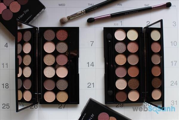 Review bảng mắt giá rẻ SLEEK I-DIVINE PALETTES - A new day & All Night long