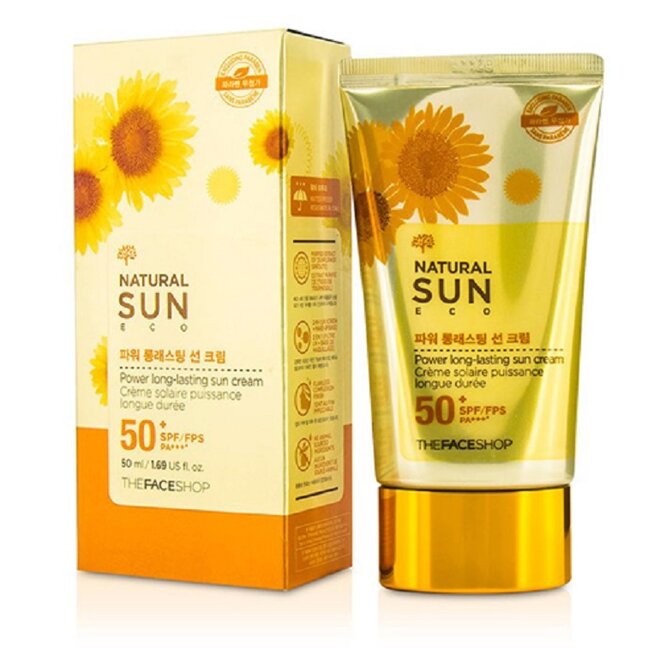 Kem chống nắng The Face Shop Nature Sun Eco Super Perfect Suncream