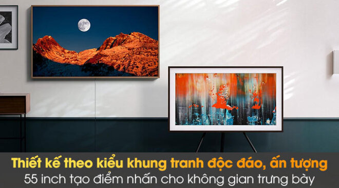 Đánh giá một số công nghệ mới trên Smart Tivi khung tranh The Frame QLED Samsung 4K 55 inch QA55LS03A