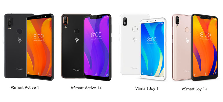 4 mẫu điện thoại VSmart đầu tiên