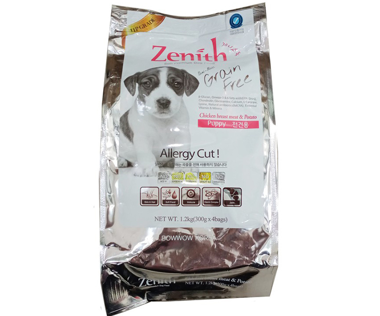 Thức ăn hạt mềm Zenith cho chó con