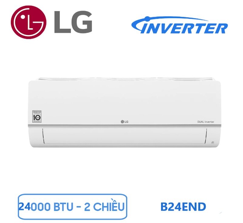 Điều hoà LG Inverter 2 chiều 24000BTU B24END1