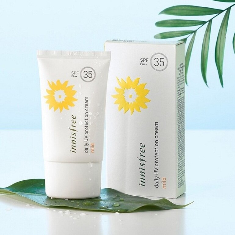Review kem chống nắng hằng ngày Innisfree Daily UV Protection Cream Mild SPF 35 PA++
