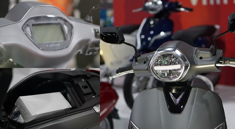So sánh xe máy điện Vinfast Klara bản ắc quy chì và pin Lithium về thiết kế