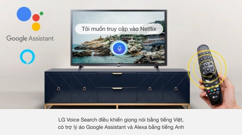 Điều khiển TV dễ dàng qua giọng nói